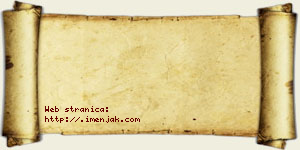 Kristina Mošorinac vizit kartica